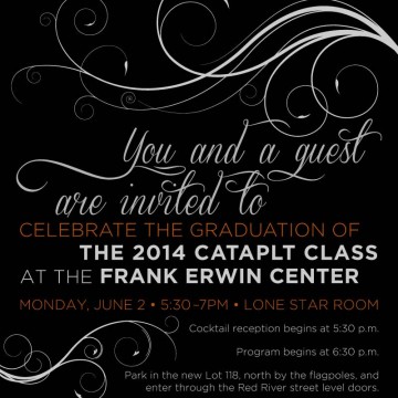 UT CATAPLT Graduation Invitation