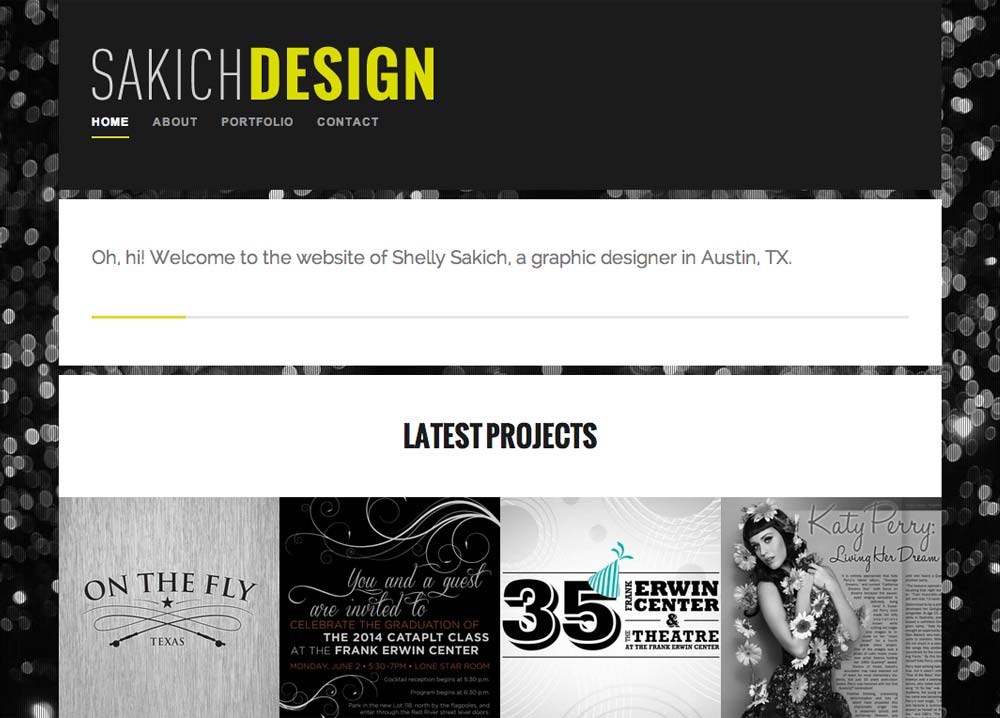 Sakich Design Portfolio Web Design